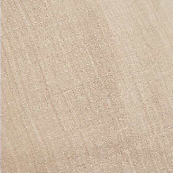 NWT Zara Cream Ruffled Cotton Scarf Sarong Wrap - Picture 3 of 7